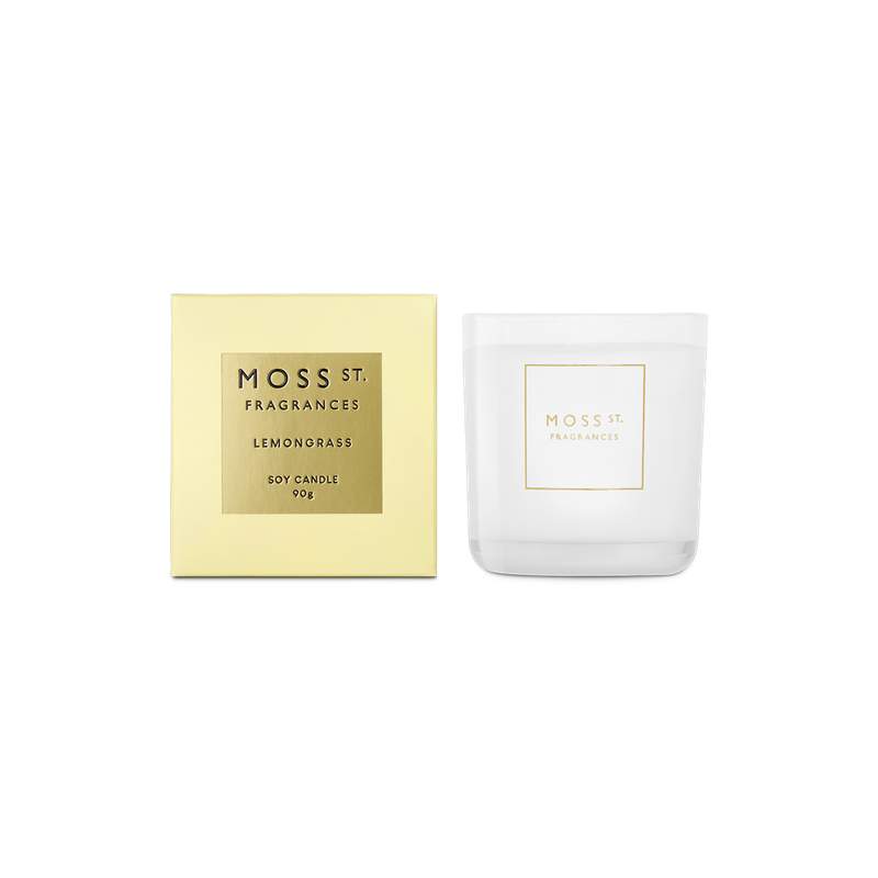 Lemongrass Small Soy Candle 90g Original Garansi Resmi