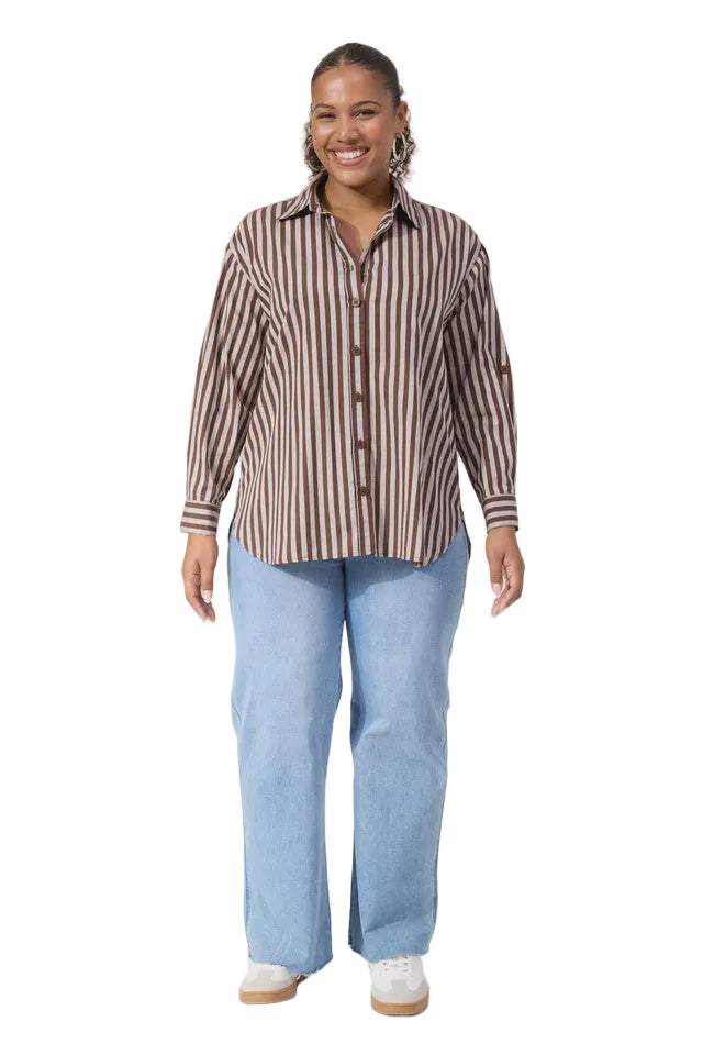 Monterosa Stripe Shirt Original Garansi Resmi